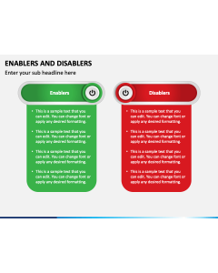 Enablers and Disablers PPT Slide 1