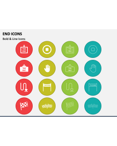 End Icons PPT Slide 1