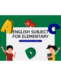 English Subject for Elementary PPT Thumbnail