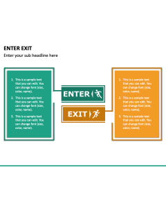 Enter Exit PPT Slide 1
