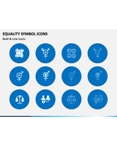 Equality Symbol Icons PPT Slide 1