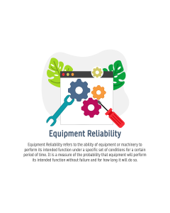 Equipment Reliability PPT Slide 1