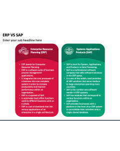 ERP Vs SAP PPT Slide 1