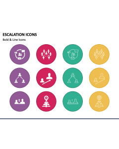 Escalation Icons PPT Slide 1