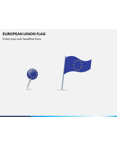 European Union Flag PPT Slide 1
