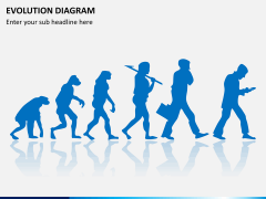 Evolution diagram PPT slide 1