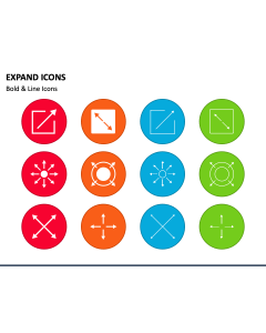 Expand Icons PPT Slide 1