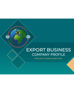 Export Business Company Profile PPT Slide 1