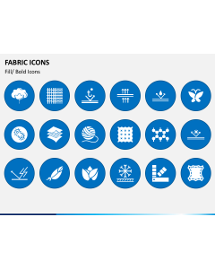 Fabric Icons PPT Slide 1