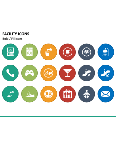 Facility Icons PPT Slide 1