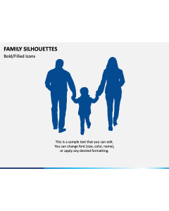 Family Silhouettes PPT Slide 1