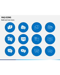 Faq Icons PPT Slide 1