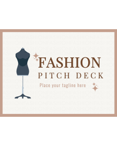 Fashion Brand Pitch Deck PPT Slide 1