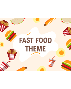 Fast Food Theme PPT Slide 1