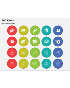 Fast Icons PPT Slide 1