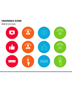 Favorable Icons PPT Slide 1