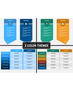 Features and Advantages PPT Cover Slide