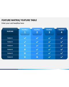 Features Matrix PPT Slide 1
