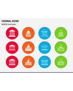 Federal Icons PPT Slide 1