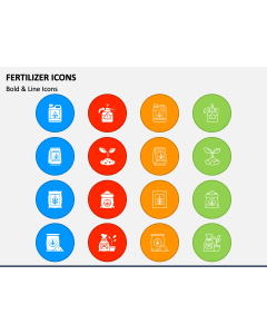 Fertilizer Icons PPT Slide 1