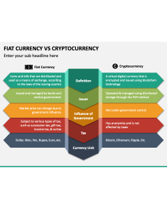 Fiat Currency Vs Cryptocurrency PPT Slide 1