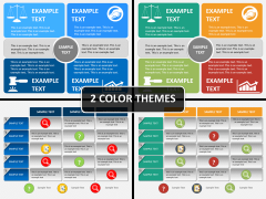 Financial matrix PPT cover slide