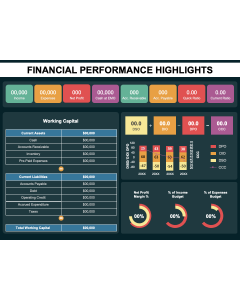 Financial Performance Highlights PPT Slide 1