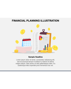 Financial Planning Illustration PPT Slide 1