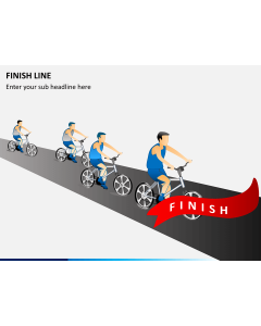 Finish line PPT slide 1