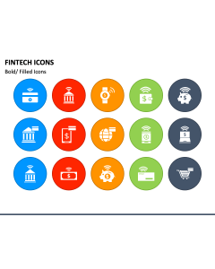 Fintech Icons PPT Slide 1