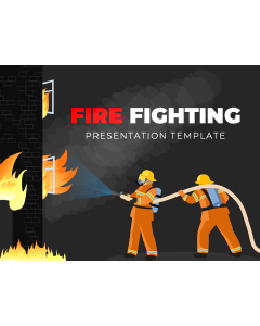 Fire Fighting Presentation Template PPT Slide 1
