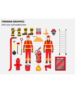 Fireman Graphics PPT Slide 1