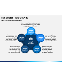 Five Circles - Infographic PPT Slide 1