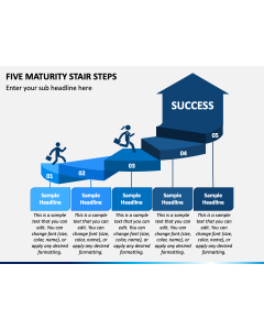Five Maturity Stair Steps PPT Slide 1
