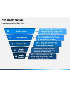 Five Stages Funnel PPT Slide 1