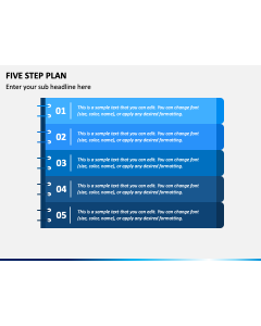 Five Step Plan PPT Slide 1