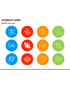 Flexibility Icons PPT Slide 1