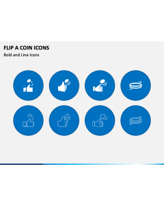 Flip A Coin Icons PPT Slide 1