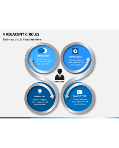 4 Adjacent Circles PPT Slide 1