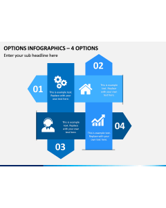 Options Infographics – 4 Options PPT Slide 1