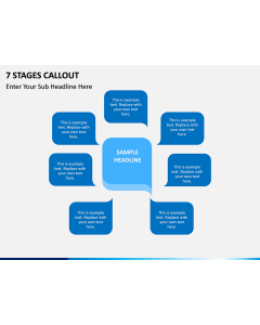 7 Stages Callout PPT Slide 1