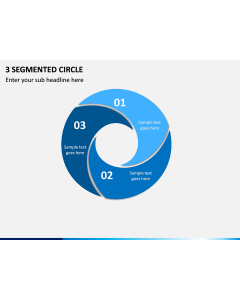 3 Segmented Circle PPT slide 1