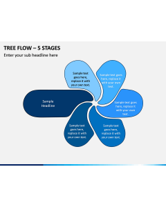 Tree Flow – 5 Stages PPT slide 1