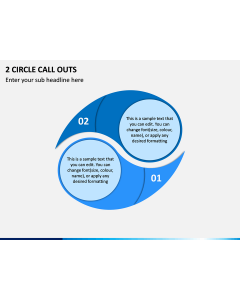 2 Circle Call Outs PPT Slide 1