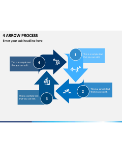 4 Arrow Process PPT Slide 1