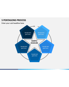 5 Pentagons Process PPT Slide 1