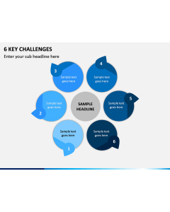 6 Key Challenges PPT Slide 1