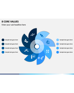 8 Core Values PPT Slide 1