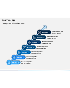 7 Days Plan PPT Slide 1