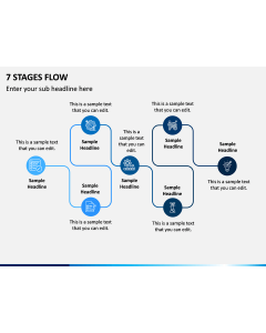 7 Stages Flow PPT Slide 1